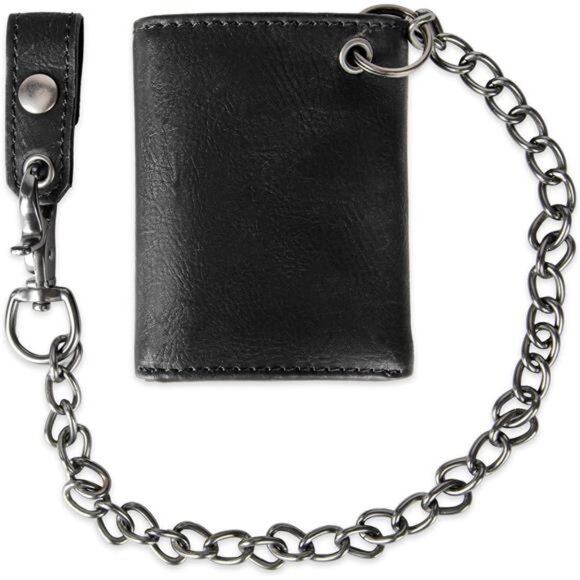 Men's Trifold Wallet - Sleek and Slim Includes ID Window and Credit Card Holder - Picture 3 of 7